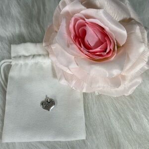 “Grandmother” rhinestone silver embellished crystal gorgeous gift heart charm✨